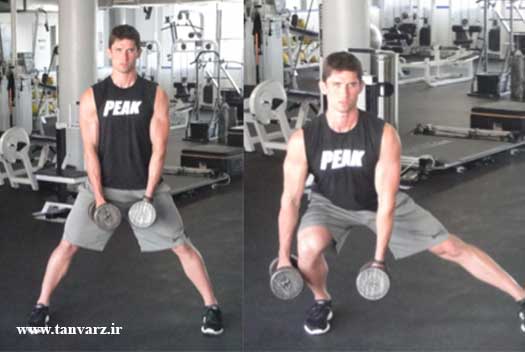 اسکوات از بغل